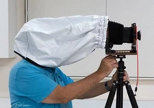 4x5 BTZS Focus Hood (dark cloth) - Large Format