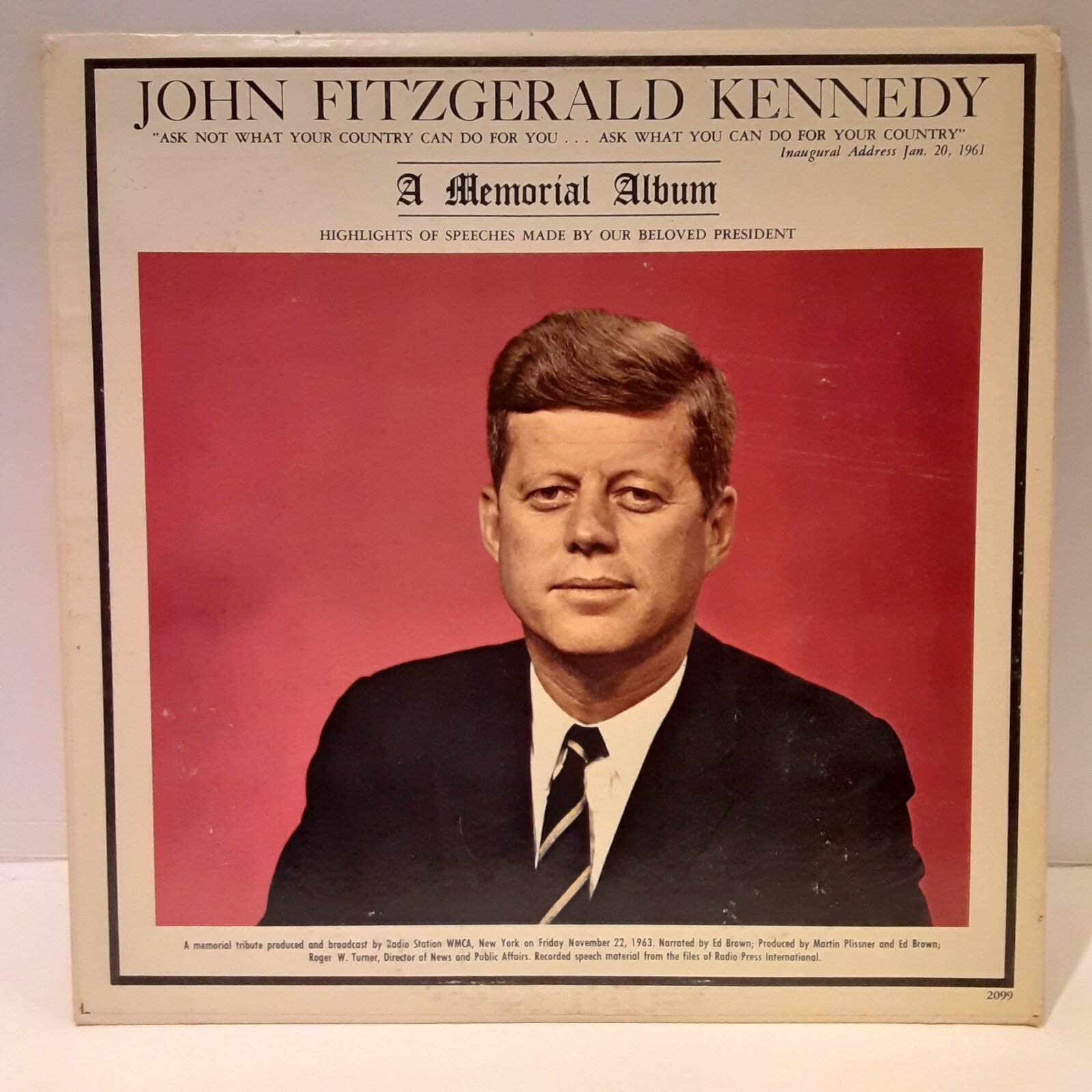 John Fitzgerald Kennedy A Memorial Album (Premier 7 - Blue Label) 1963  LP 