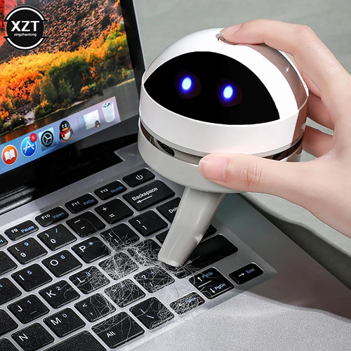 Mini Desktop Vacuum Cleaner Handheld Portable Desktop Sweeper Pencil Crumbs