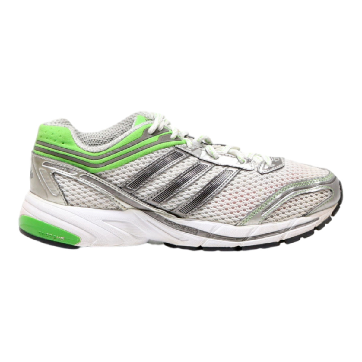 ADIDAS Glide Sneaker Trainers Silver Synthetic Boys UK 4 ADIDAS Glide Sneaker Trainers Silver Synthetic Boys UK 4