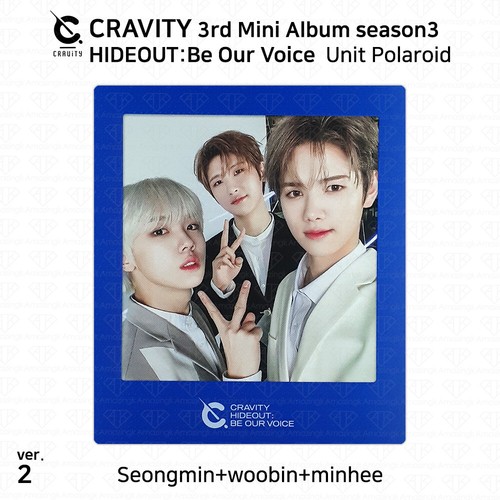 Cravity 3rd Mini Album Season 3 : Hide Out Be Our Voice Unit Polaroid Photocard - Picture 18 of 29