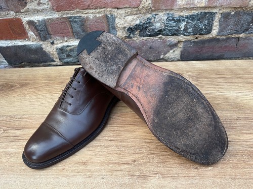 Church's Mens Shoes Custom Grade oxfords calf UK 8 F US 9 EU 42 v minor use - Picture 10 of 16