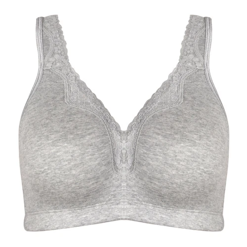Women's Cotton Plus Size Bra Everyday Wirefree Unlined Full Coverage Non-Padded - Bild 12 von 56