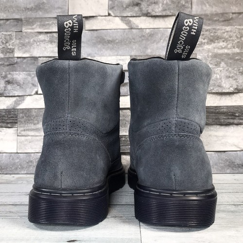 Stivali stringati Dr. Martens Kamar unisex blu scuro hi scamosciati taglia UK 6 / EU 39 - ottime condizioni - Foto 5 di 24