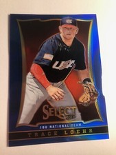 2013 Panini USA Baseball Select Blue Prizm Trace Loehr 34 /199