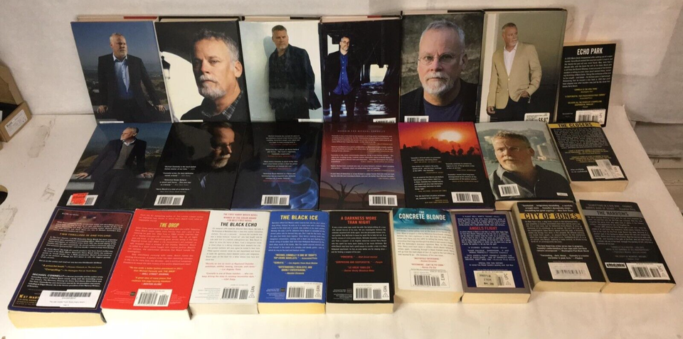 Lot of 24 Complete Harry Bosch Series Books 1-24 by Michael Connelly HC ...