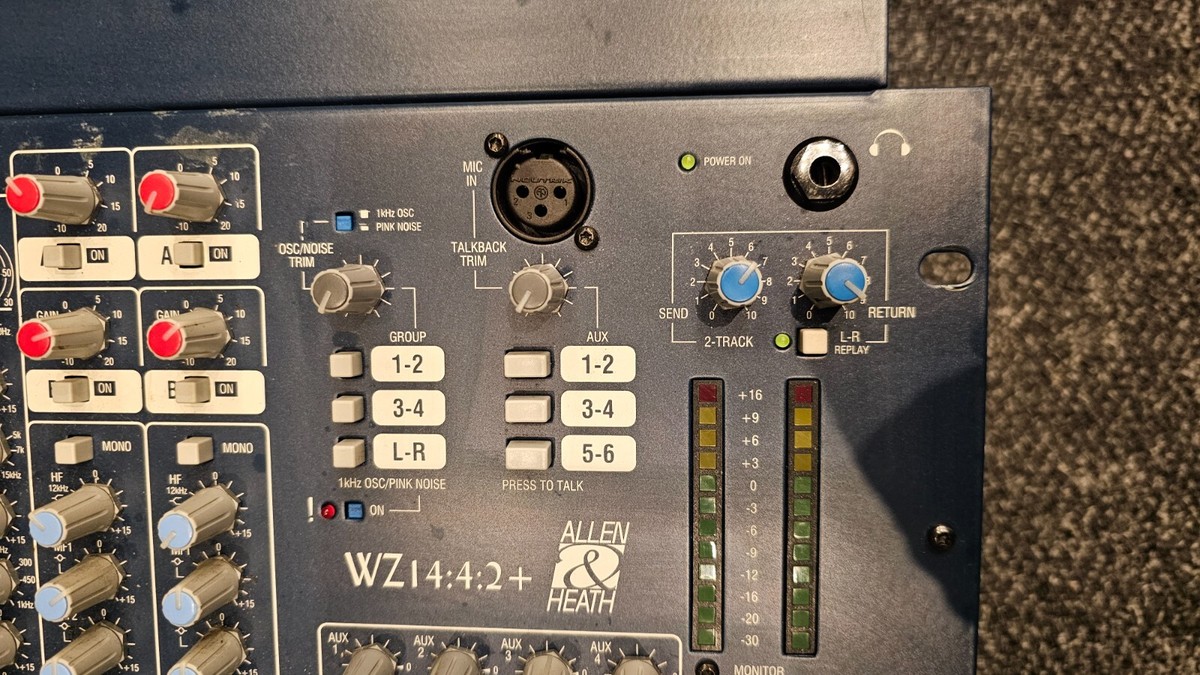 Allen & Heath MixWizard WZ 14:4:2+ Audio Mixer | eBay