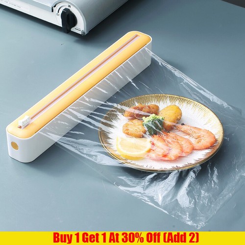 Dispenser Cling film Wrap Cutter Safely Cuts Aluminium Foil Baking