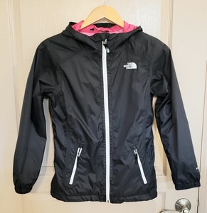 the north face black and pink jacket