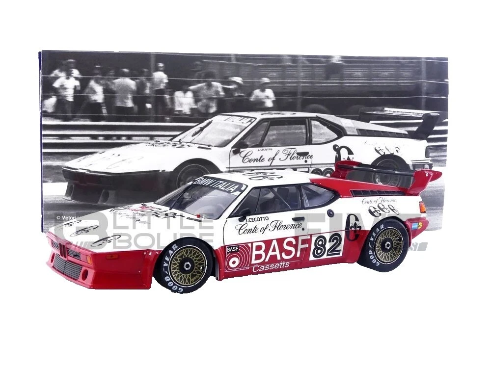 BMW autos de carrera Diecast 1980 año del vehículo