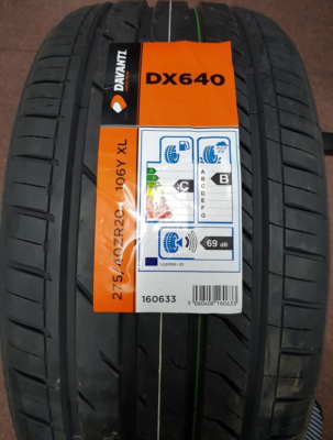 2X NEW DAVANTI DX640 SUV 275/40 ZR20 XL 106Y UHP TYRES 275/40 ZR20 
