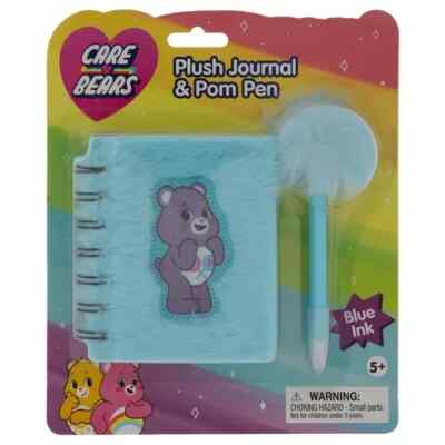 Care Bears Plush Journal & Pen-Blue Ink Choose Blue OR Pink 4