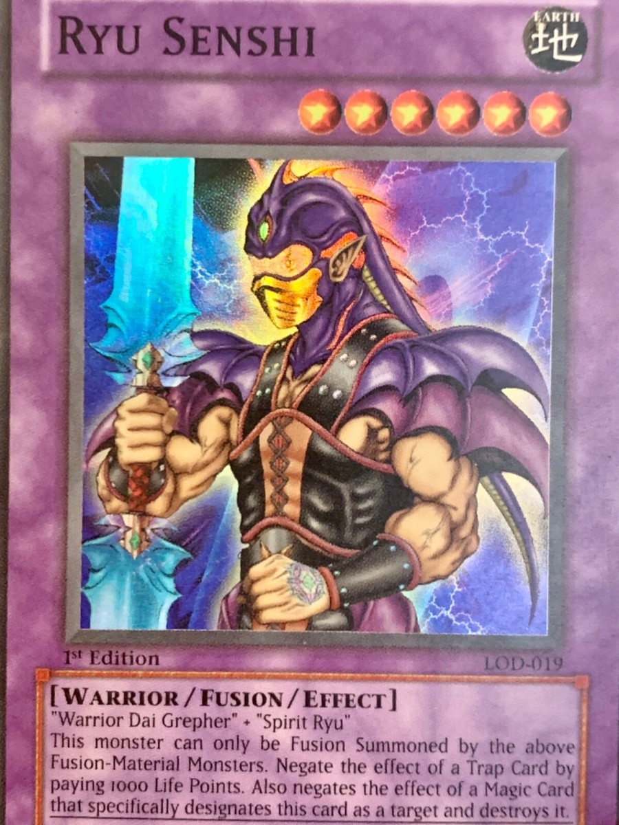 Yugioh TCG Ryu Senshi LOD-019 1st Edition Super Rare LP | eBay