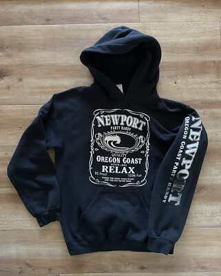 OREGON COAST - Party Hardy NEWPORT Visions Small Hoodie Sweatshirt Skateboarding