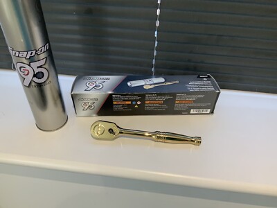 Snap On Limited Edition F80XCV Gold 3/8” Ratchet Commemorative Tin