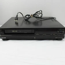 Phillips Video Cassette Recorder VCR VHS VR6585 No Remote - Tested Working 1988