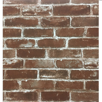 Vintage 3D Faux Brick Wallpaper Roll Vinyl PVC Retro Industrial Loft Wall Paper