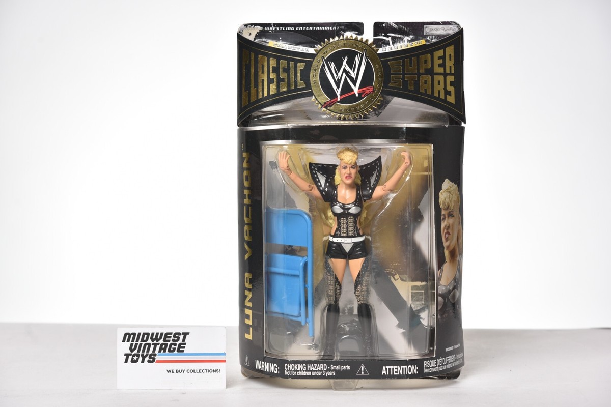 WWE WWF Luna Vachon Jakks Classic Superstars Series 13 2006 rare