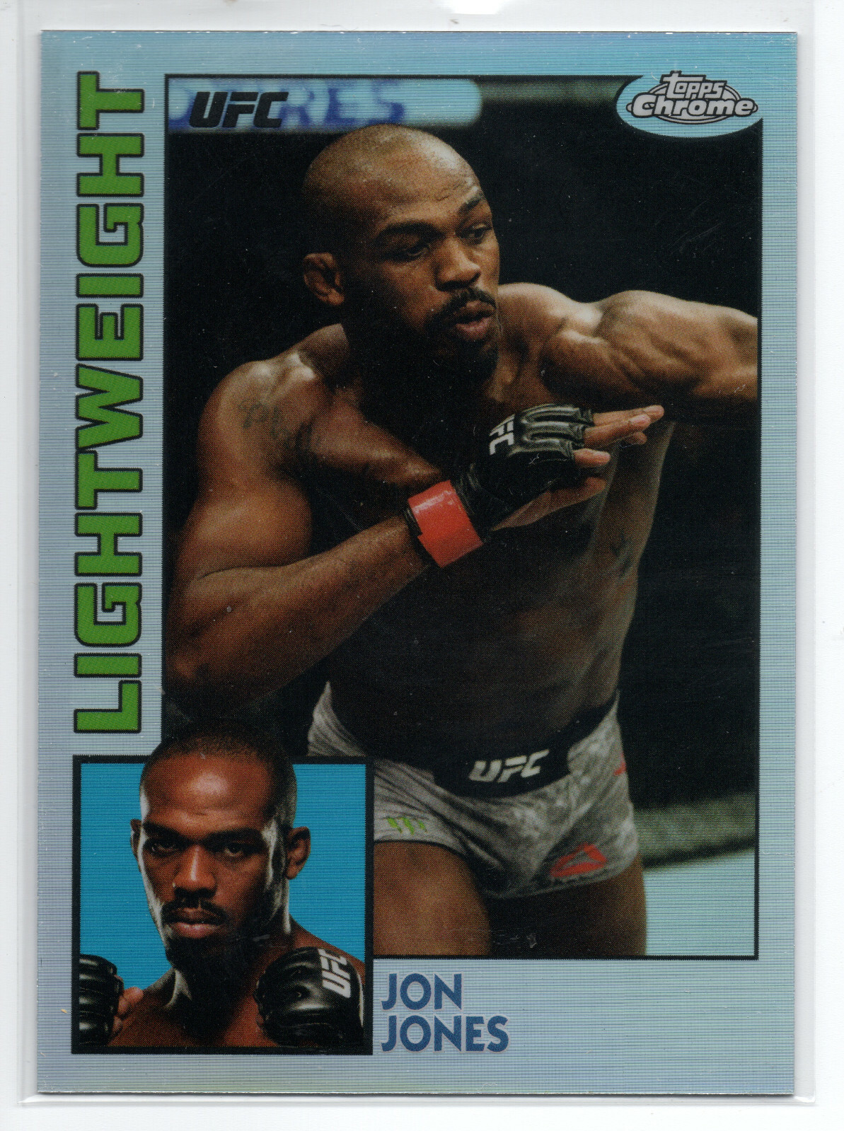2019 Topps UFC Chrome Jon Jones Refractor #87T-JJO