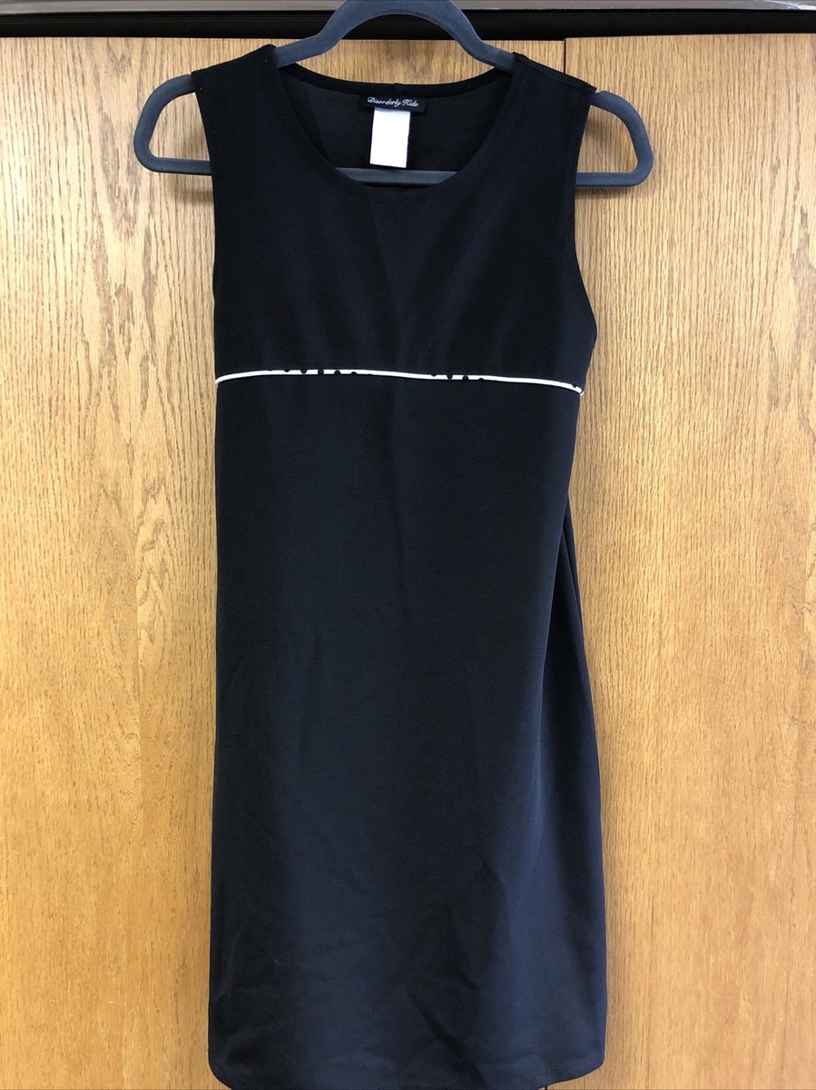 Robe Fille Noire Simple DISORDERLY KIDS - Taille 16, Longueur Genou - Occasion Très Bon État