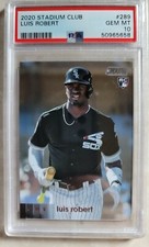 🔥2020 Topps Stadium Club Baseball #289 Luis Robert RC PSA 10 Low Pop Clean Case