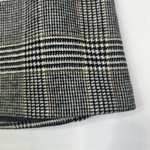 Astr Tweed Mini Skirt Houndstooth Dark Academia Preppy Gingham Goth Skater Flare - Picture 4 of 10