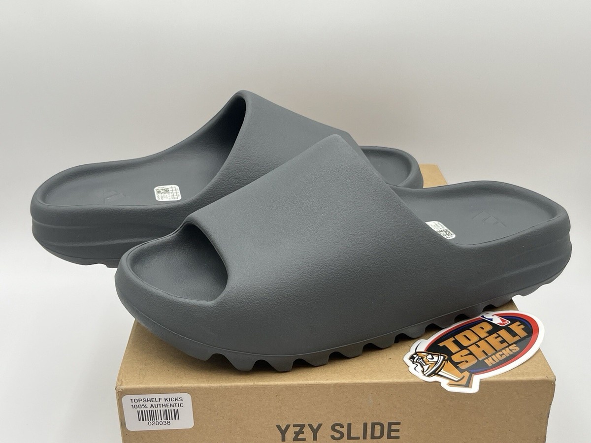 New Adidas Yeezy Slide Slate Grey 2024 Size 13 Authentic