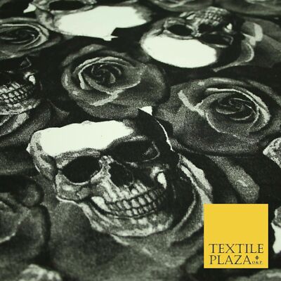 skull jersey fabric