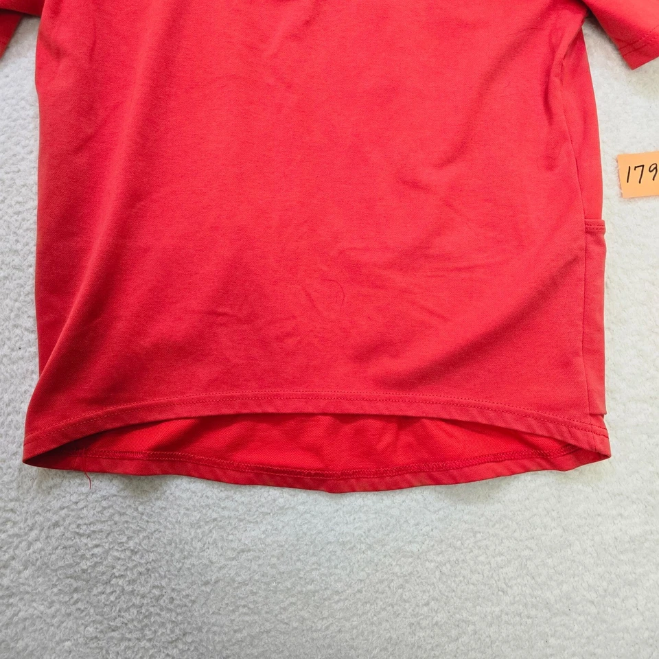 Camiseta Nike Vintage Feminina Grande Ciclismo Echelon Laranja Anos 90 Fabricada nos EUA - Imagem 2 de 4