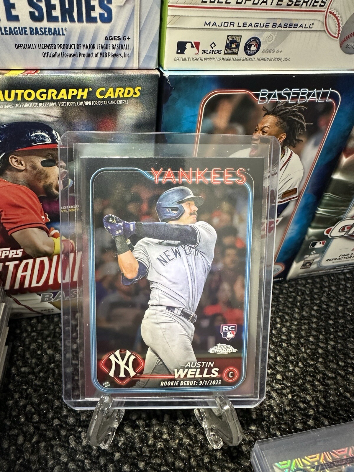 2024 Topps Chrome Update- Austin Wells Rookie Debut  (RC) #USC197