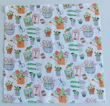 Cotton Fabric Pic B - Garden Supplies Items -  1 Piece 10 3/4" L x 10 1/2" W