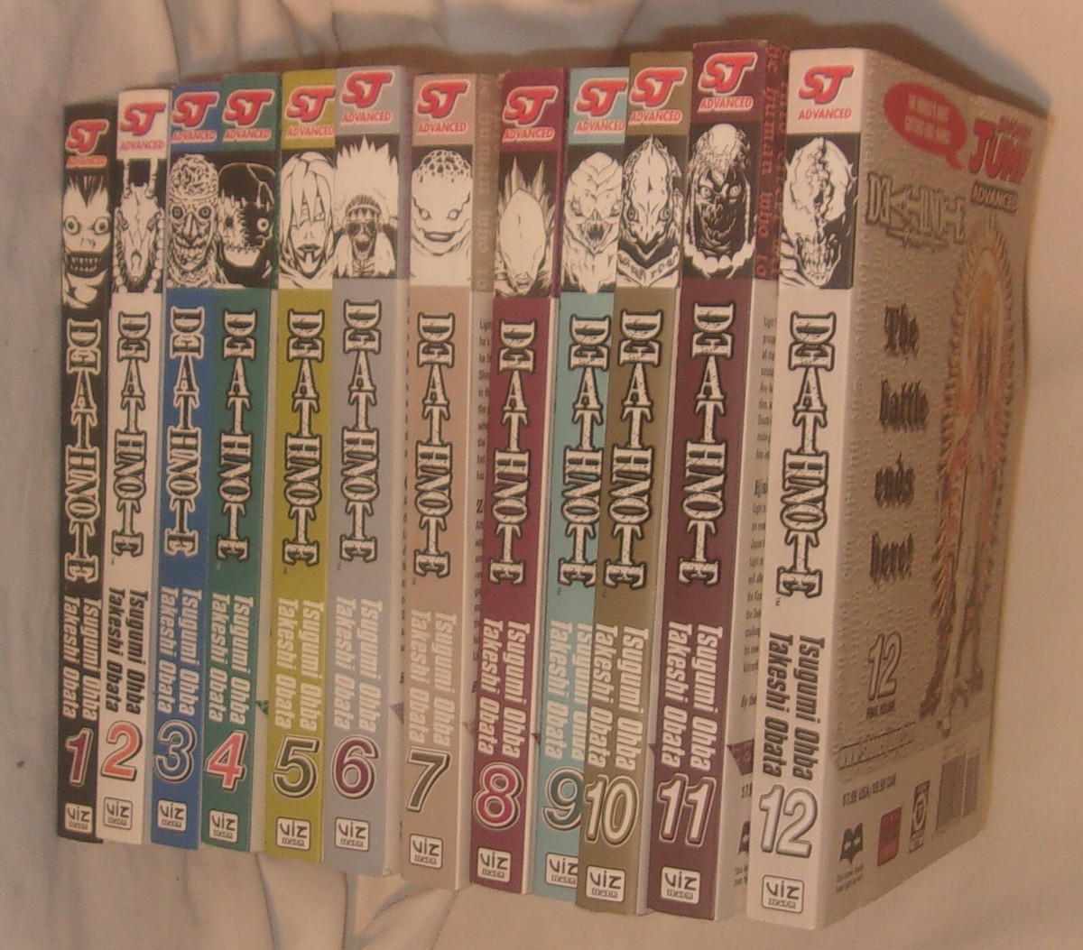 DEATH NOTE 全巻セット 1-12巻 英語版 DEATH NOTE MANGA IN ENGLISH 1 THROUGH 12 IN GOOD CONDITION SMALL