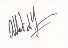 Albert Fürst von Monaco Autogramm signed 10x15 cm Karteikarte