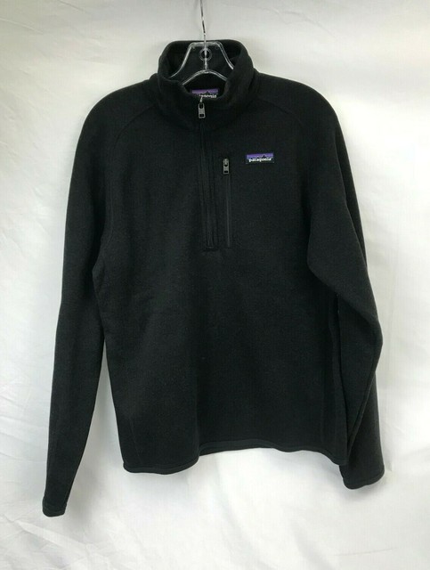 black patagonia quarter zip