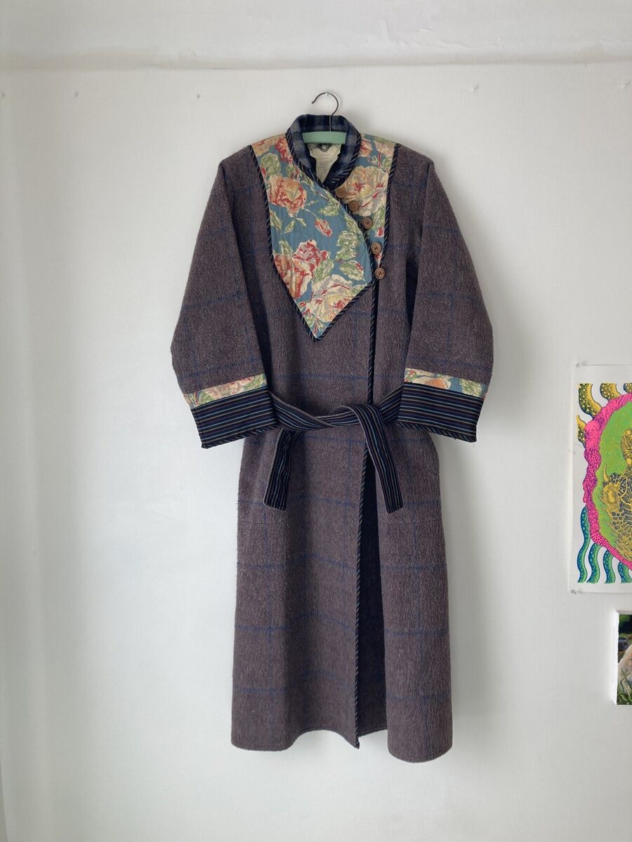 Kenzo Japan Rare Vintage 1975 Multi Print Plaid Floral Kenzo Japan Rare Vintage 1975 Multi Print Plaid Floral