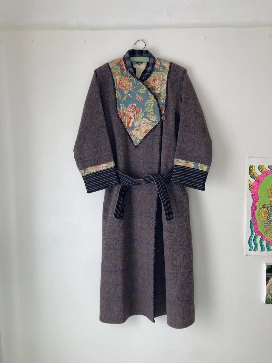 Kenzo Japan Rare Vintage 1975 Multi Print Plaid Floral Stripe