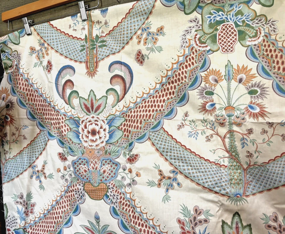 Nettle Creek Salzburg Vintage Fabric 63"x53" 2.58 Yds Rare Floral - Image 2 of 4