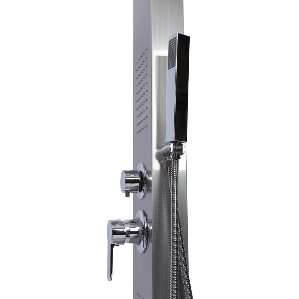 Duschpaneel Regendusche Edelstahl Badarmatur Wasserfalldusche Dusche Massagedüse - Bild 4 von 4