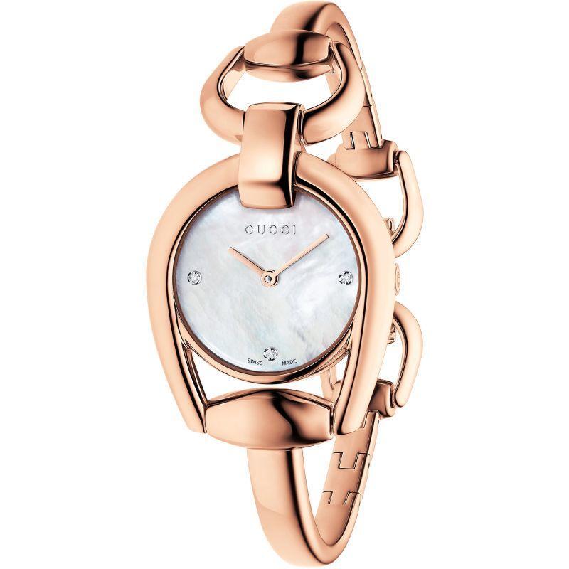 Gucci Horsebit Diamond MOP Dial Quartz Watch for Women YA139508 $1130
