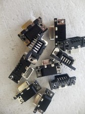 10 Pcs RS232 Serial 9pin Ports Solder Type DB9 Socket Jack Connector