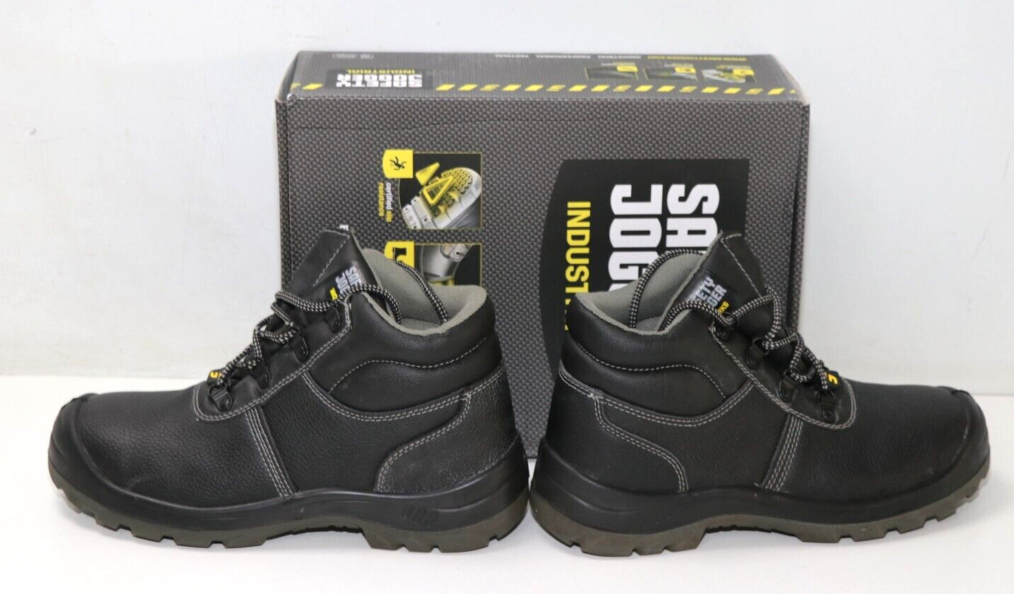 Safety Jogger Bestboy Sicherheitsschuhe mit Stahlkappe, Schwarz, Grösse: EU 42