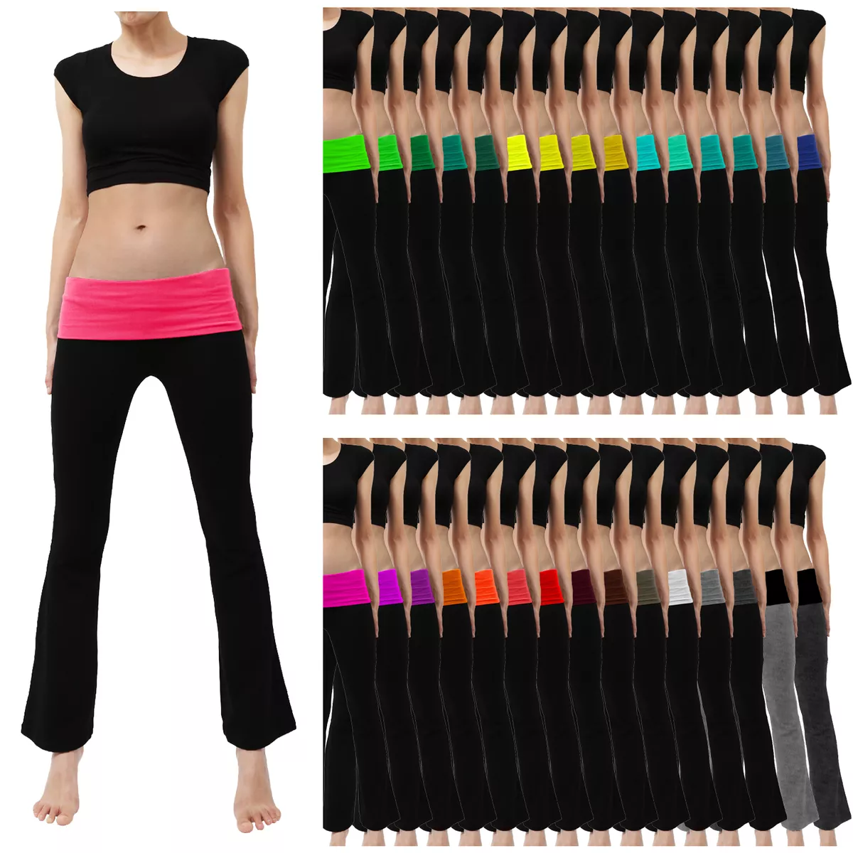 Fold over hotsell yoga capris