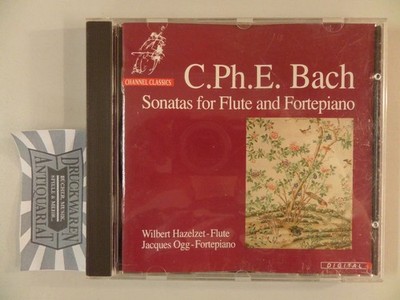 C. Ph. E. Bach: Sonatas for Flute and Fortepiano [CD]. Hazelzet, Wilbert, Jacque