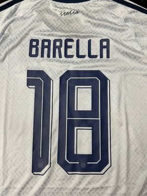 Italy 2026 World Cup BARELLA 18 Player Version Jersey SlimFit | eBay
