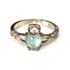 Vintage Ring MARKED 925 STERLING SILVER Size 6 Claddagh Band Jewelry lot y