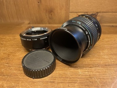Near Mint w/ 1:1 Extension Tube* Minolta New MD Macro 50mm