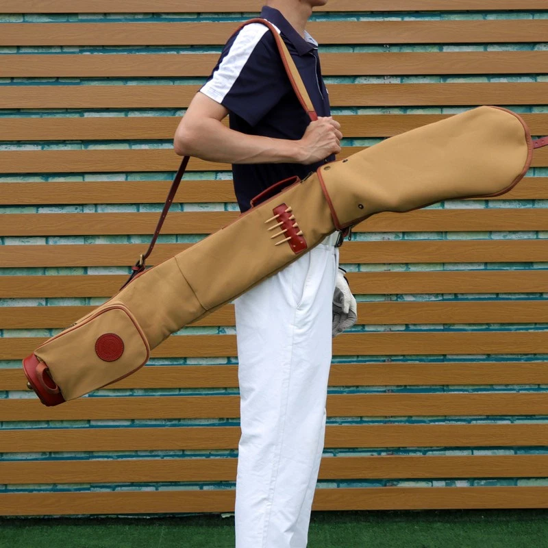 Bolsa de transporte para palos de golf Tourbon Sunday Range paquete de viaje cubierta de lluvia impermeable Foto 2 de 4