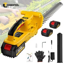Cordless Hedge Trimmer Electric Tree Branch Cutter with Battery & Power Display