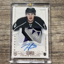 2013 Panini National Treasures Rookie 70/99 Tanner Pearson Jersey #70 Set Patch