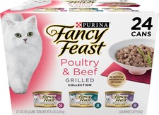 Purina Fancy Feast Grilled Wet Cat Food Poultry and Beef Collection Wet Cat S